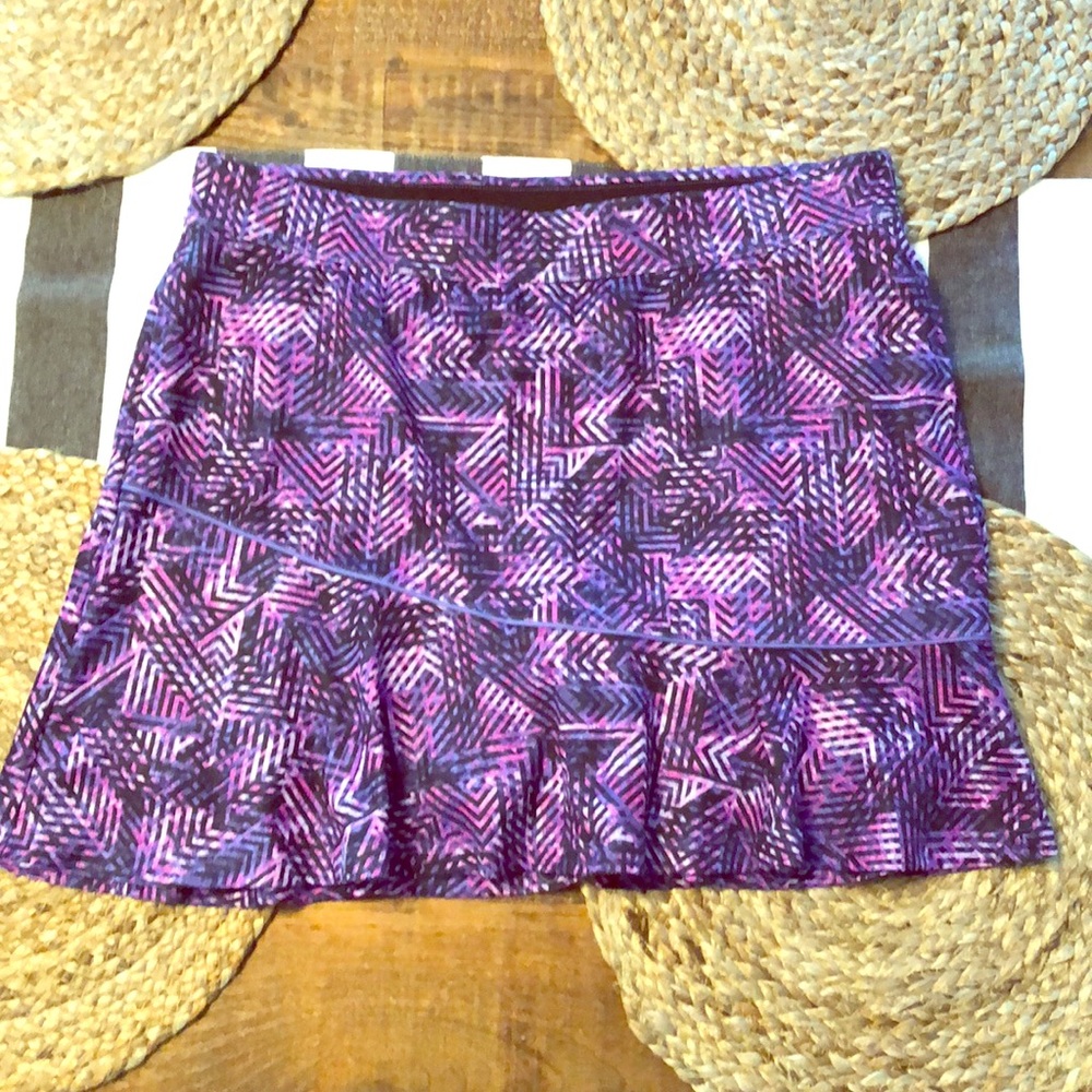 Purple golf skort